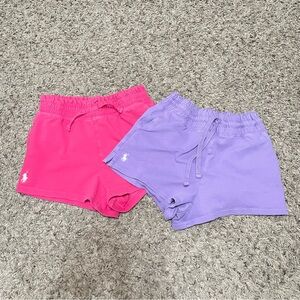 Girls Polo Ralph Lauren Cotton Shorts Bundle Sz Small‎ (7) Pink/Purple